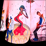 Detail from Allen Toussaint suit jacket