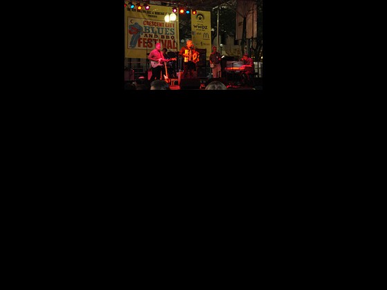 Jumping Johnny Sansone closes  the show Sunday at the Blues and Bar-B-Q Festival held at Lafayette Square.