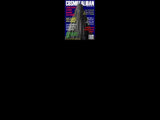 Magazine entitled Cosmo-taliban