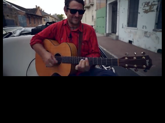 Eric Lindell rolling through New Orlean