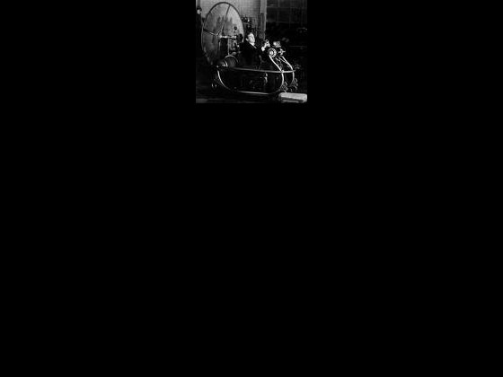 The machine from the b&w movie; The Time Machine