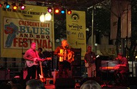 Jumping Johnny Sansone closes the show Sunday at the Blues and Bar-B-Q Festival held at Lafayette Square.