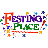 Festing in Place sign