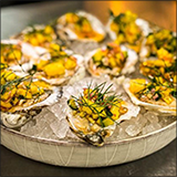 Oysters with Tropical Mignonette