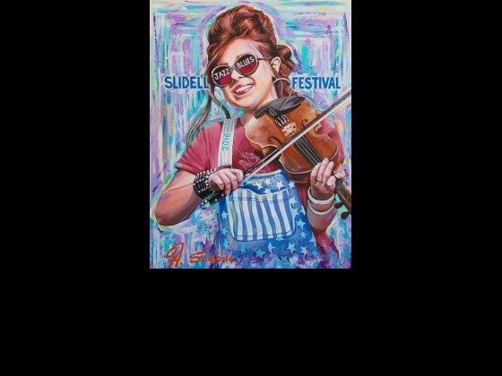 Amanda Shaw is featured on this year's poster. Artist: Adam Sambola.