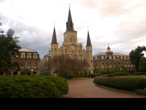 St. Louis Cathedral in December