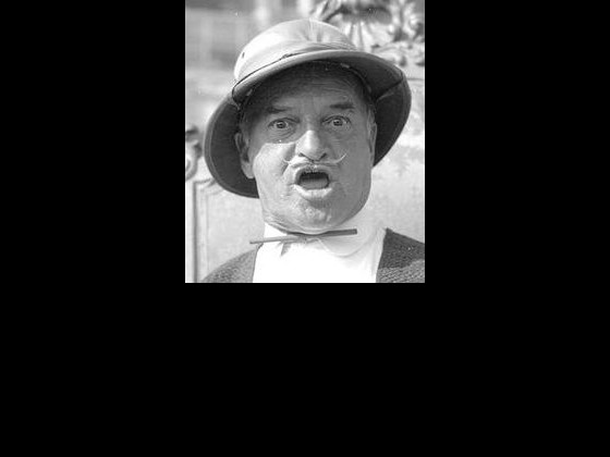 Lord Buckley in a pith helmet.