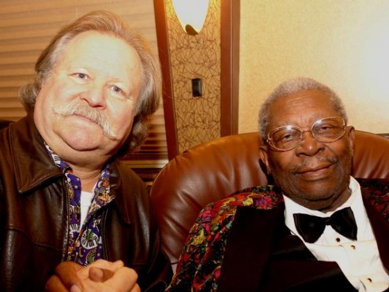 WWOZ show host Big D with the great B.B. King