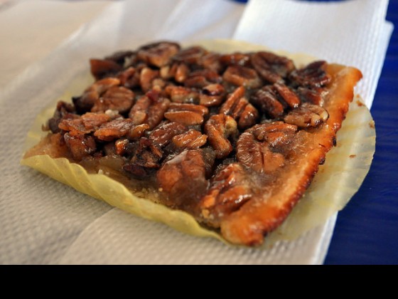 Bacon Pecan Square from Marie's Sugar Dumplings. Photo by Stafford.