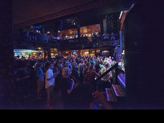 A rapt audience in the main room at House of Blues. Photo by Eli Mergel.