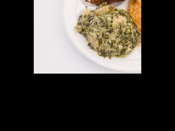 Spinach artichoke casserole from Ten Talents Catering at Food Area 1