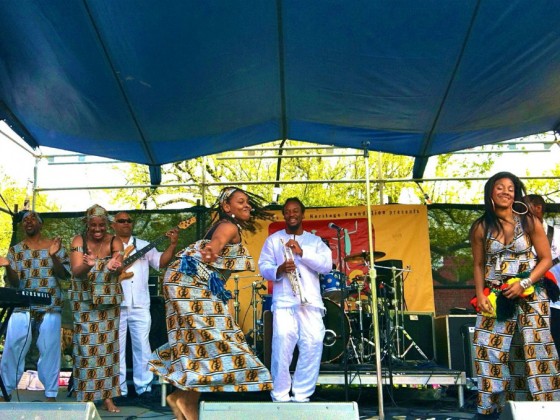 Bamboula 2000 performing at Congo Square in 2013 [Photo by Melanie Merz]