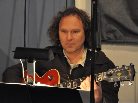 Brian Seeger at WWOZ [Photo by Kichea S. Burt]