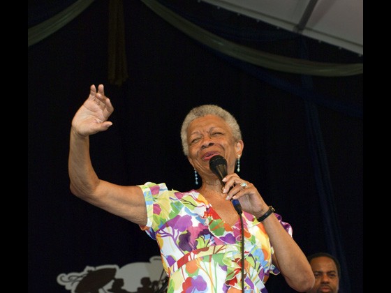 Germaine Bazzle at Jazz Fest 2010 [Photo by Pat Jolly]