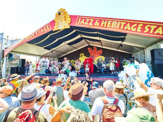 Comanche Hunters at Jazz Fest 2016 [Photo by Eli Mergel]