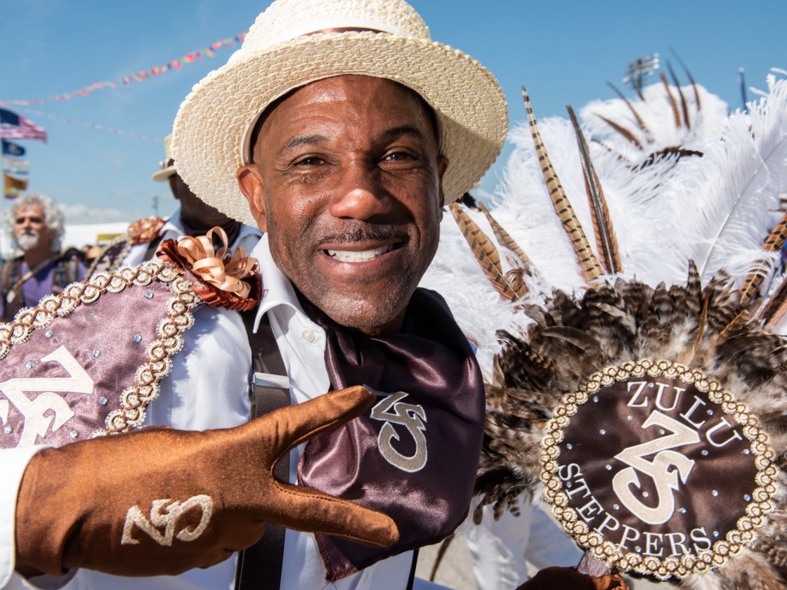Zulu Steppers at Jazz Fest 2024 [Photo by Ryan Hodgson-Rigsbee]