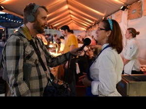 George Ingmire and Susan Spicer at Boudin and Beer 2012. by Ryan Hodgson-Rigsbee