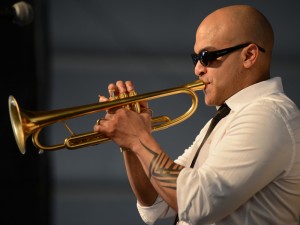 Irvin Mayfield performing at Jazz Fest 2014 [Photo: Leon Morris]