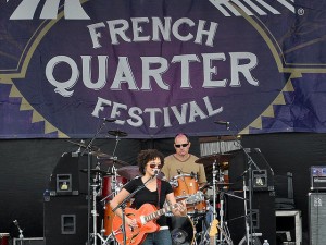 Mia Borders at French Quarter Fest 2015