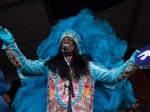 Big Chief Monk Boudreaux at Jazz Fest 2016 [Photo by Ryan Hodgson-Rigsbee]