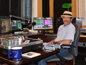 Mark Landesman in the studio