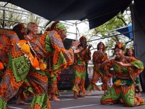 N'Fungola Sibo African Dance at Congo Square New World Rhythms Festival 2013 [Photo by Melanie Merz]