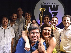 Jorge Fuentes with Mofongo Latin Band [Photo by Kichea S. Burt]