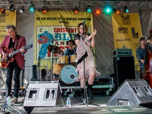 Lulu & the Broadsides at Crescent City Blues & BBQ Fest [Photo by Michael E. McAndrew]