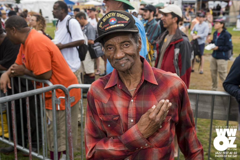 Big Chief Delco Jazz Fest at 50 Photo of the Day WWOZ New Orleans 90
